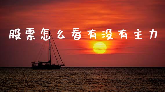 股票怎么看有没有主力_https://m.yjjixie.cn_恒生指数直播平台_第1张