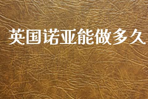 英国诺亚能做多久_https://m.yjjixie.cn_纳指直播间_第1张