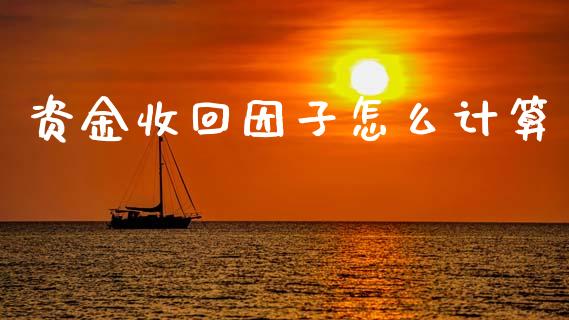 资金收回因子怎么计算_https://m.yjjixie.cn_纳指直播间_第1张
