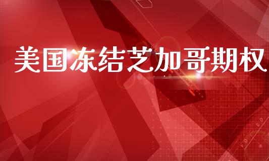 美国冻结芝加哥期权_https://m.yjjixie.cn_德指在线喊单直播室_第1张