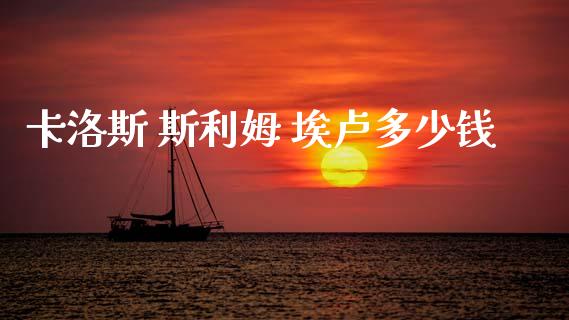 卡洛斯 斯利姆 埃卢多少钱_https://m.yjjixie.cn_德指在线喊单直播室_第1张