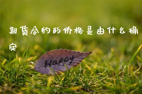 期货合约的价格是由什么确定_https://m.yjjixie.cn_恒指期货直播间喊单_第1张