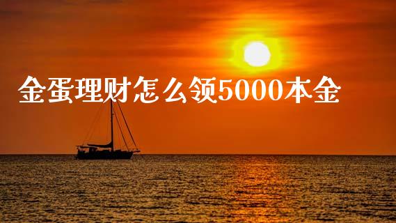 金蛋理财怎么领5000本金_https://m.yjjixie.cn_德指在线喊单直播室_第1张