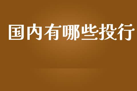 国内有哪些投行_https://m.yjjixie.cn_恒指期货直播间喊单_第1张