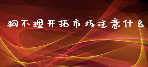 狗不理开拓市场注意什么_https://m.yjjixie.cn_恒生指数直播平台_第1张