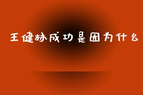 王健林成功是因为什么_https://m.yjjixie.cn_德指在线喊单直播室_第1张