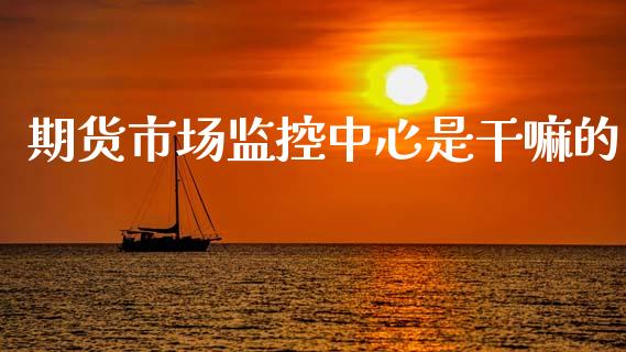 期货市场监控中心是干嘛的_https://m.yjjixie.cn_纳指直播间_第1张
