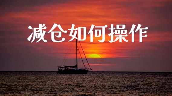 减仓如何操作_https://m.yjjixie.cn_纳指直播间_第1张