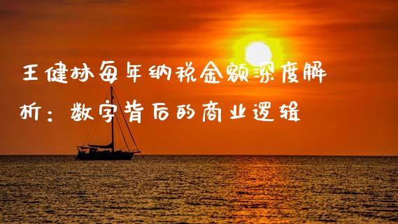 王健林每年纳税金额深度解析：数字背后的商业逻辑_https://m.yjjixie.cn_纳指直播间_第1张