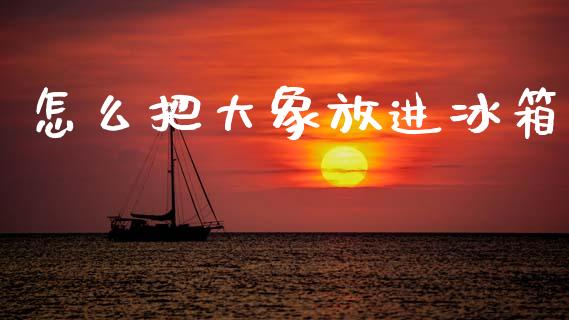 怎么把大象放进冰箱_https://m.yjjixie.cn_恒生指数直播平台_第1张