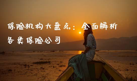 保险机构大盘点:全面解析各类保险公司_恒指期货直播间喊单_第1张_恒生指数直播平台_恒指期货直播间喊单_德指在线喊单直播室_纳指直播间 保险机构大盘点:全面解析各类保险公司_https://m.yjjixie.cn_恒指期货直播间喊单_第1张