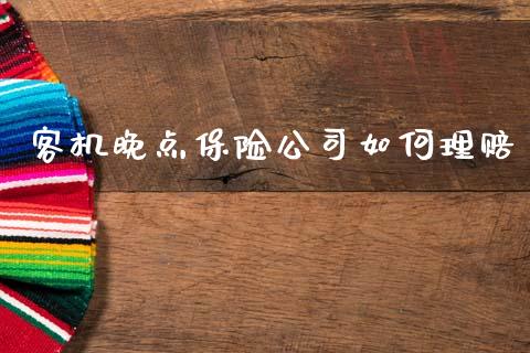 客机晚点保险公司如何理赔_https://m.yjjixie.cn_纳指直播间_第1张