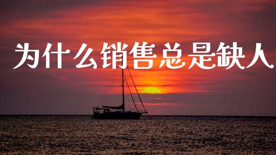 为什么销售总是缺人_https://m.yjjixie.cn_恒指期货直播间喊单_第1张