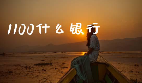 1100什么银行_https://m.yjjixie.cn_恒指期货直播间喊单_第1张