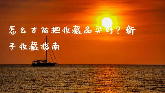 怎么才能把收藏品买好？新手收藏指南_https://m.yjjixie.cn_恒指期货直播间喊单_第1张