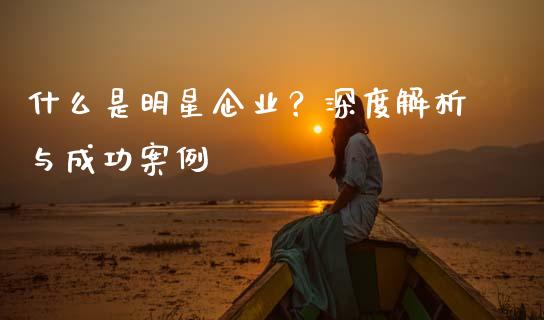 什么是明星企业？深度解析与成功案例_https://m.yjjixie.cn_恒生指数直播平台_第1张