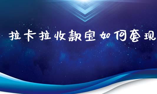 拉卡拉收款宝如何套现_https://m.yjjixie.cn_恒生指数直播平台_第1张