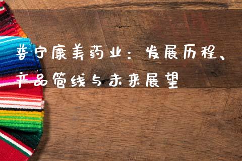普宁康美药业：发展历程、产品管线与未来展望_https://m.yjjixie.cn_纳指直播间_第1张