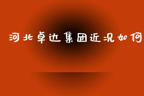 河北卓达集团近况如何_https://m.yjjixie.cn_德指在线喊单直播室_第1张