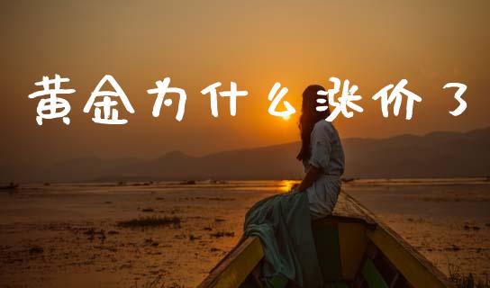 黄金为什么涨价了_https://m.yjjixie.cn_德指在线喊单直播室_第1张