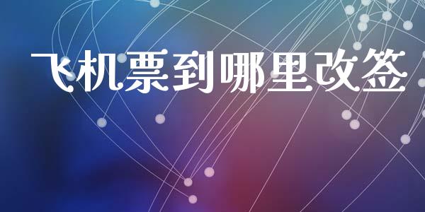 飞机票到哪里改签_https://m.yjjixie.cn_德指在线喊单直播室_第1张