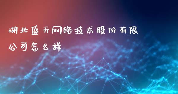 湖北盛天网络技术股份有限公司怎么样_https://m.yjjixie.cn_恒指期货直播间喊单_第1张