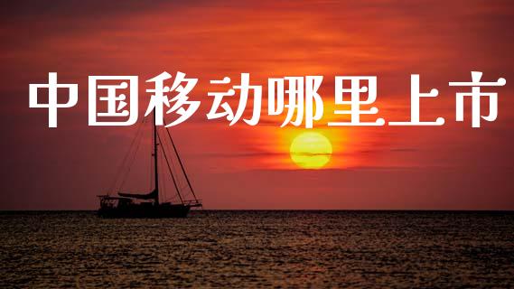 中国移动哪里上市_https://m.yjjixie.cn_恒指期货直播间喊单_第1张