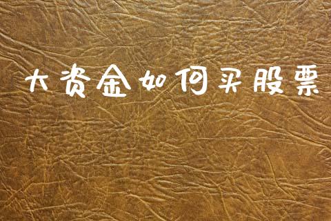 大资金如何买股票_https://m.yjjixie.cn_德指在线喊单直播室_第1张