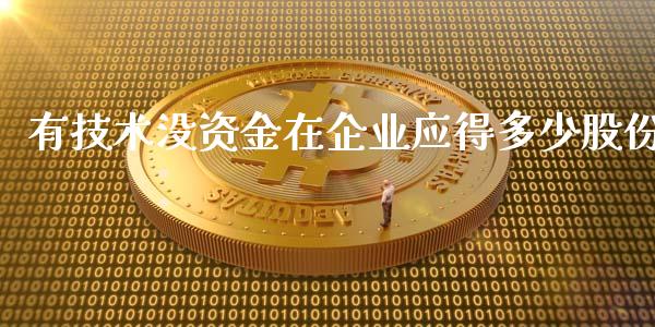 有技术没资金在企业应得多少股份_https://m.yjjixie.cn_德指在线喊单直播室_第1张