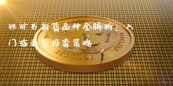 铁矿石期货品种全解析：入门指南与投资策略_https://m.yjjixie.cn_恒生指数直播平台_第1张