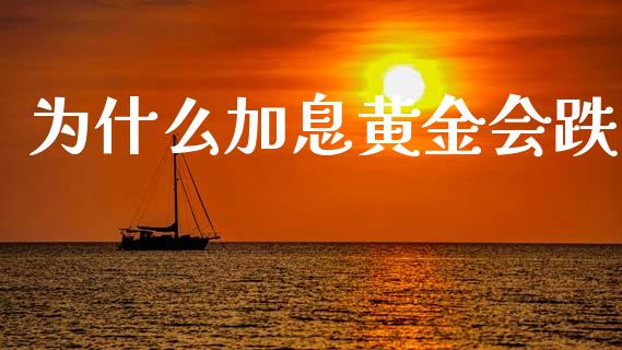 为什么加息黄金会跌_https://m.yjjixie.cn_纳指直播间_第1张
