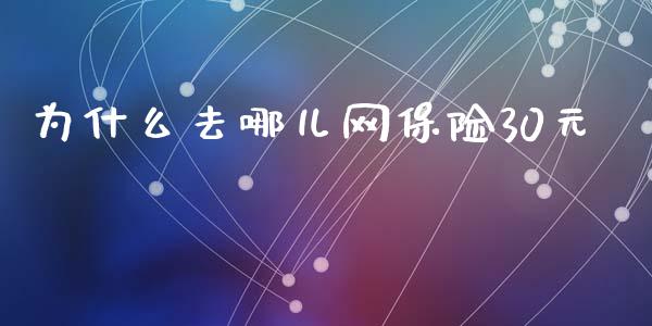 为什么去哪儿网保险30元_https://m.yjjixie.cn_恒指期货直播间喊单_第1张