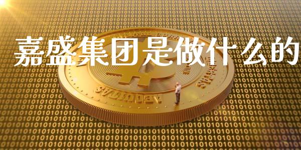 嘉盛集团是做什么的_https://m.yjjixie.cn_纳指直播间_第1张