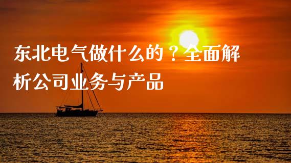 东北电气做什么的?全面解析公司业务与产品_恒生指数直播平台_第1张_恒生指数直播平台_恒指期货直播间喊单_德指在线喊单直播室_纳指直播间 东北电气做什么的?全面解析公司业务与产品_https://m.yjjixie.cn_恒生指数直播平台_第1张