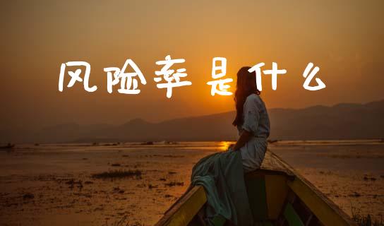 风险率是什么_https://m.yjjixie.cn_德指在线喊单直播室_第1张
