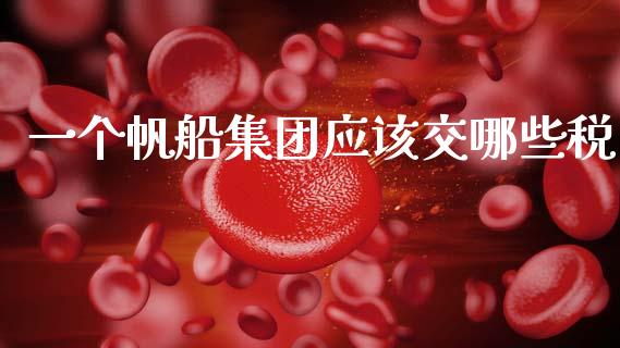 一个帆船集团应该交哪些税_https://m.yjjixie.cn_纳指直播间_第1张